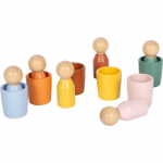 Small foot Montessori m&auml;nguasjade komplekt puidust 12m+ 12 tk