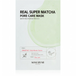 Some By Mi Clinical Solution Super Matcha Pore Care Mask Toitev lehtmask pooride ahendamiseks ja nahale mati v&auml;limuse andmiseks 20 g