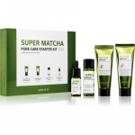 Some By Mi Super Matcha Pore Care Starter Kit Kinkekomplekt pooride ahendamiseks ja nahale mati v&auml;limuse andmiseks