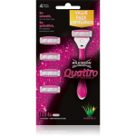 Wilkinson Sword Quattro for Women Aloe & Vit. E Pardel + varuterad, 4 tk