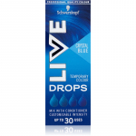 Schwarzkopf LIVE Drops Pestav juuksev&auml;rv varjund Crystal Blue 30 ml