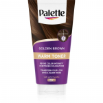 Schwarzkopf Palette Warm Toner Juuksemask soojades toonides pruunidele juustele varjund Golden Brown 150 ml