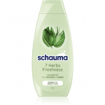 Schwarzkopf Schauma 7 Herbs Taime&scaron;ampoon normaalsetele kuni rasustele juustele 400 ml