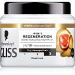 Schwarzkopf Gliss Total Repair Taastav mask kuivadeleja kahjustatud juustele 400 ml