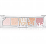 Unleashia Mood Shower Face Palette Lauv&auml;rvi- ja esilet&otilde;stjaga palett p&auml;rlmutterl&auml;ikega varjund NO.100 Ballerina 1 tk