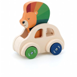 Vilac Lion in a Car M&auml;nguasi puidust 15m+ 1 tk