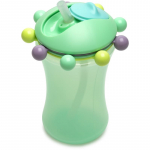 Melii Abacus Straw Sippy Cup Tass k&otilde;rrega Mint 340 ml