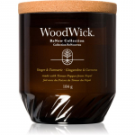 Woodwick Ginger & Turmeric l&otilde;hnak&uuml;&uuml;nal puidust taht 184 g