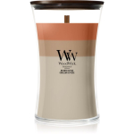 Woodwick Trilogy Hearth Spice l&otilde;hnak&uuml;&uuml;nal puidust taht 610 g