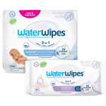 WaterWipes Sensitive (4x60 ks) + Soothing Clean (1x60 ks) Niisked salvr&auml;tikud 300 tk