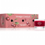 Yankee Candle Black Cherry Kinkekomplekt 3x37 g