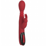 You2Toys Rabbit Red kliitori stimulaatoriga vibraator 26,5 cm