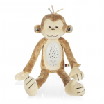 Zopa Plush Sleepy Toy with Projector and Melodies Monkey projektor meloodiaga 0 m+ 1 tk