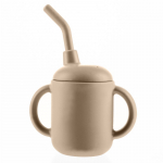 Zopa Silicone Mug Tass kaks-&uuml;hes Sand Beige 1 tk