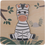 Zopa Wooden Puzzle Small pusle puidust Zebra 1 tk