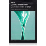 Abib Gummy Sheet Mask Madecassoside Sticker Rahustav n&auml;o lehtmask nahabarj&auml;&auml;ri tugevdamiseks 27 ml