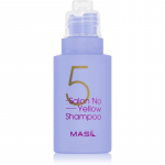 MASIL 5 Salon No Yellow Lilla &scaron;ampoon kollaste toonide neutraliseerimiseks 50 ml