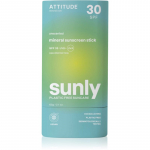 Attitude Sunly Unscented Mineraalne p&auml;ikesekaitsekreem pulgakujuline SPF 30 60 g