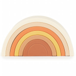 Bieco Silicone Rainbow kokkupandav vikerkaar 12 m+ Chocolate Bliss 6 tk