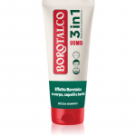 Borotalco MEN 3 in 1 Du&scaron;igeel  Mle n&auml;ole, kehale ja juustele l&otilde;hnatooted Unique Scent of Borotalco 200 ml
