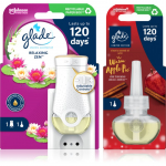 GLADE Electric scented oil Relaxing Zen + Warm Apple Pie S&auml;&auml;stupakk 3 tk