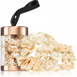 BrushArt Gift for You Slim & Midi satin scrunchie set Juuksekummid Blonde latte 3 tk