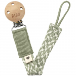 BIBS Paci Braid lutiklambrid Sage / Ivory 1 tk