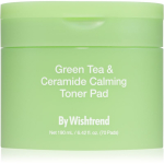 By Wishtrend Green Tea & Ceramide Calming Toner Pad toniseerivad padjad rahustavate efektidega 70 tk