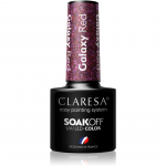 Claresa SoakOff UV/LED Color Galaxy Geelk&uuml;&uuml;nelakk varjund Red 5 g