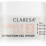 Claresa Rubber Gel Construction Gel UV/LED Pikendav geel-k&uuml;&uuml;nelakk varjund 2 12 g