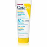 CeraVe Invisible Hydrating Sunscreen SPF 50+ P&auml;evituspiim n&auml;ole ja kehale SPF 50+ 75 ml