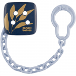 Canpol babies Gold Soothers Holder lutikett Blue 1 tk