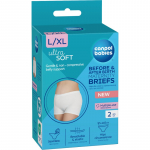 Canpol babies Maternity Briefs rasedusaegsed ja s&uuml;nnitusj&auml;rgsed alusp&uuml;ksid kaks-&uuml;hes suurus L/XL 2 tk