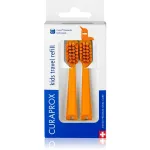 Curaprox Kids Travel refill Varuharjapead hambaharjale Orange 2 tk
