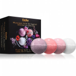 Delia Cosmetics Fizzing Bath Bombs Floral Mix Kinkekomplekt vanni jaoks 4x100 g