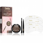 Delia Cosmetics Eyebrow Expert Zest Kulmukomplekt varjund 3.0 Dark Brown 3 tk