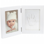 Dooky Luxury Memory Box Double Frame Handprint beebi k&auml;e- ja jalaj&auml;lgede tegemise komplekt 1 tk
