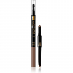 Eveline Cosmetics Brow Styler T&auml;pne kulmupliiats kolm-&uuml;hes varjund 02 Dark Brown 1,2 g