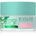Eveline Cosmetics Organic Aloe+Collagen Aktiivselt intensiivne niisutav geelkreem rahustavate efektidega 50 ml