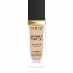 Eveline Cosmetics Wonder Match Kauap&uuml;siv vedel jumestuskreem h&uuml;aluroonhappega varjund 10 Light Vanilla 30 ml