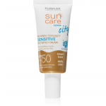 FlosLek Laboratorium Sun Care Derma City BB BB kreem v&auml;ga k&otilde;rge p&auml;ikesekaitsefaktoriga tundlikule nahale SPF 50+ 30 ml