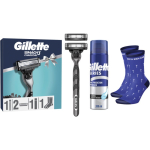 Gillette Mach3 Charcoal Kinkekomplekt Mle