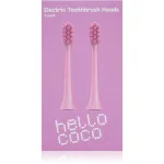 hello coco Electric Toothbrush Heads Pink Hambaharja varuharjapead 2 tk