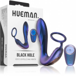 HUEMAN Black Hole 2 in 1 Anaaltapp kaugjuhtimispuldiga 14.3 cm