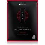 KORIKA Korean Heritage Red Ginseng & Adenosine Anti-aging Sheet Mask Kortsudevastane n&auml;o lehtmask 25 g
