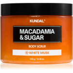 KUNDAL Macadamia & Sugar White Musk Suhkrukoorimine sheav&otilde;iga 550 g
