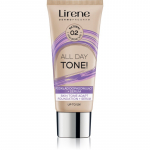Lirene ALL DAY TONE! Niisutav jumestuskreem nahale s&auml;ra andmiseks varjund 02 Natural 30 ml