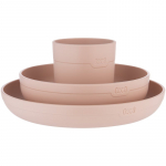 LOVI Tableware Set with Cup s&ouml;&ouml;giriistade komplekt Nude 3 tk