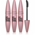 MAYBELLINE NEW YORK Lash Sensational Pikendav ripsmetu&scaron;&scaron; t&auml;iuslikeks ripsmeteks varjund 01 - Very Black 3x9.5 ml