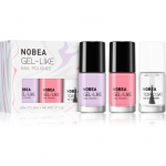 NOBEA Day-to-Day 3-Piece Nail Polish set with Top coat K&uuml;&uuml;nelakikomplekt 3x6 ml